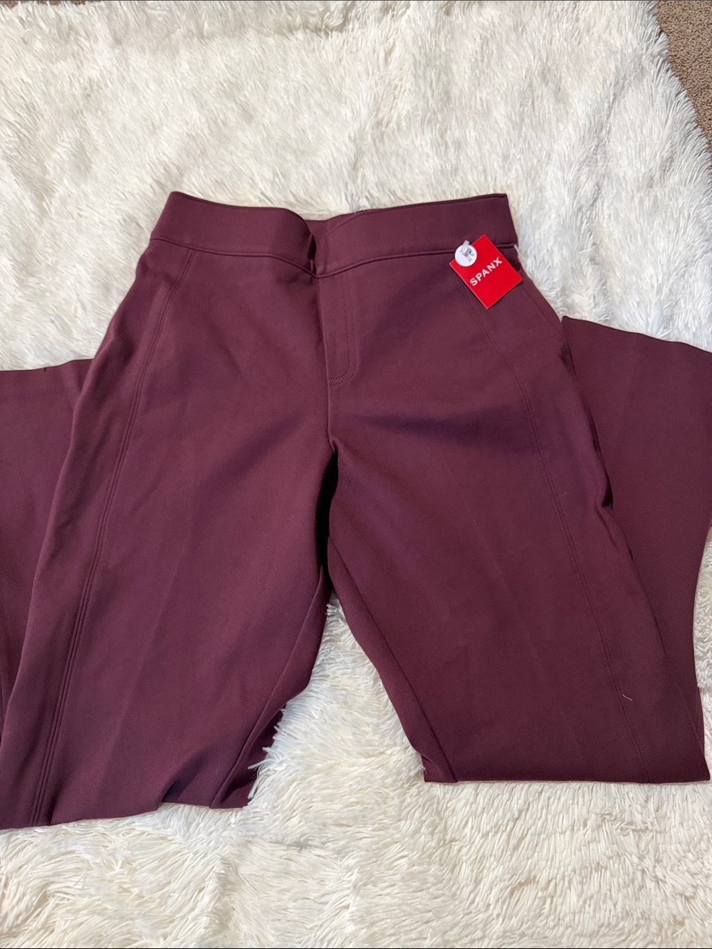 SPANX Kids Maroon/Burgundy High-Rise Leggings
